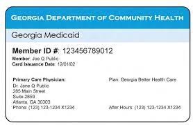 Georgia Medicaid card