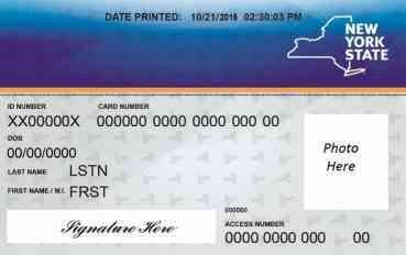 Example New York New York Medicaid Medicaid card