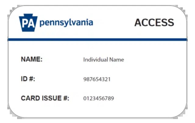 Pennsylvania Medicaid card