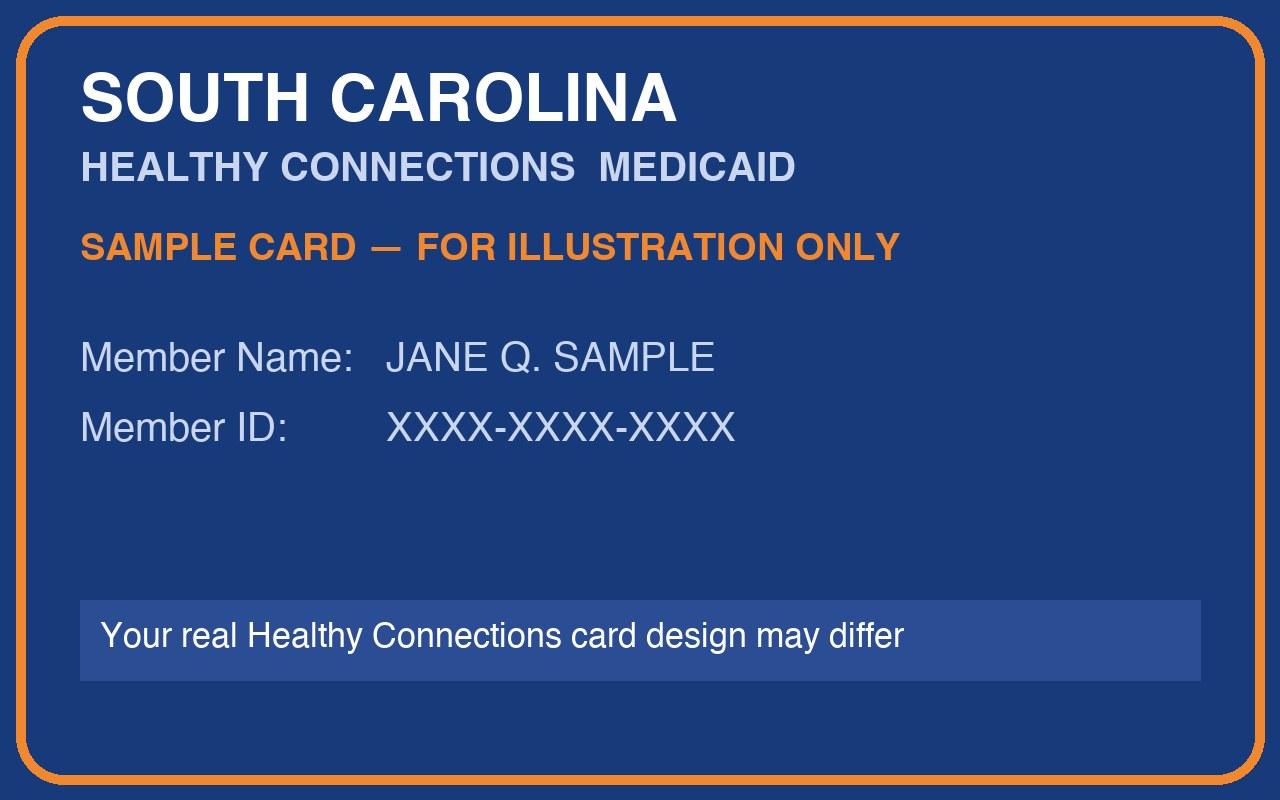 South Carolina Medicaid card